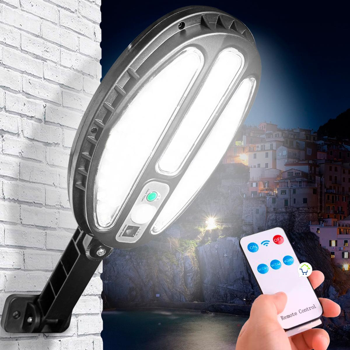 Miniatura 8 de Lampara Exterior Emergencia Solar HB8188